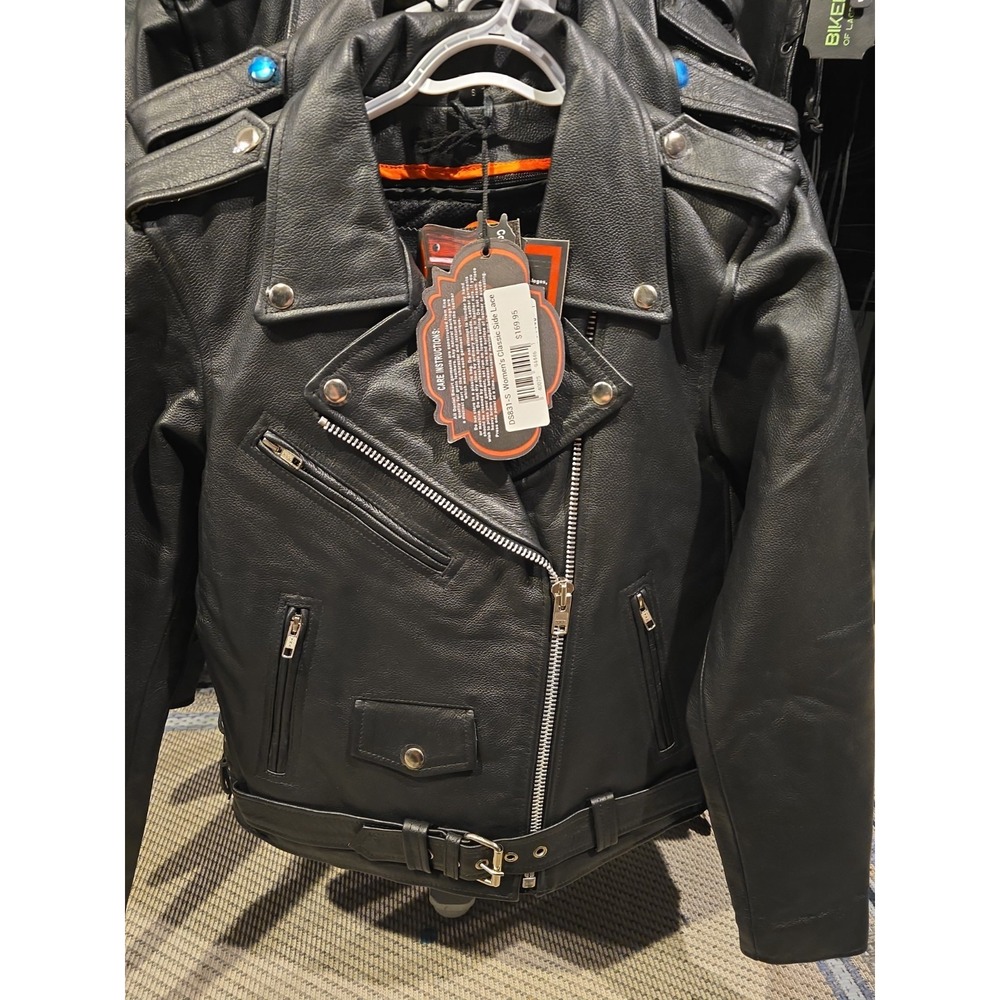 Daniel Smart DS831 Rogue Empress Womens Motorcycle Riding Leather Jacket Small